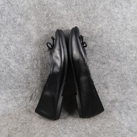 So Shoes Kids 13 Ballet Flats Slip On Black Bow Round Toe Dress Casual Loafer - Picture 8 of 11